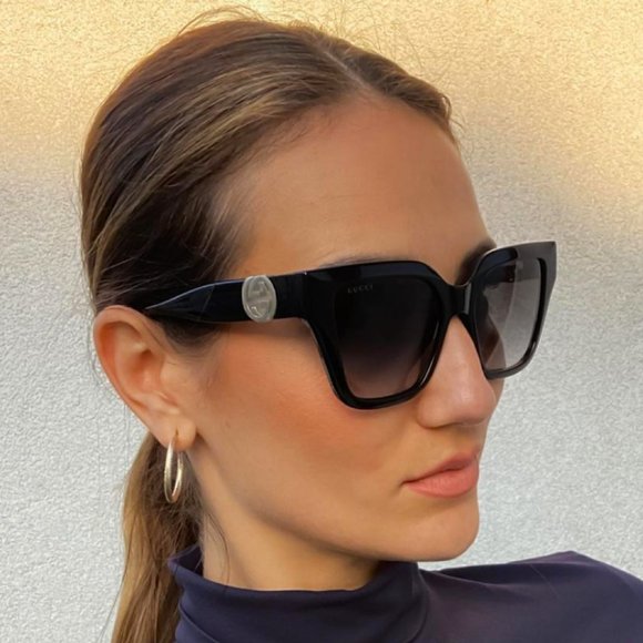 NEW GUCCI GG1023S - 001 Oversized SUNGLASSES - Picture 3 of 12